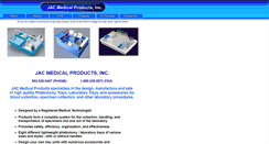 Desktop Screenshot of jacmedicalproducts.com