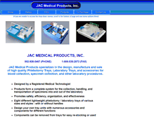 Tablet Screenshot of jacmedicalproducts.com